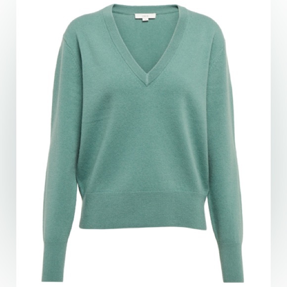 VINCE Cashmere and Wool V-neck Sweater - Picture 3 of 6